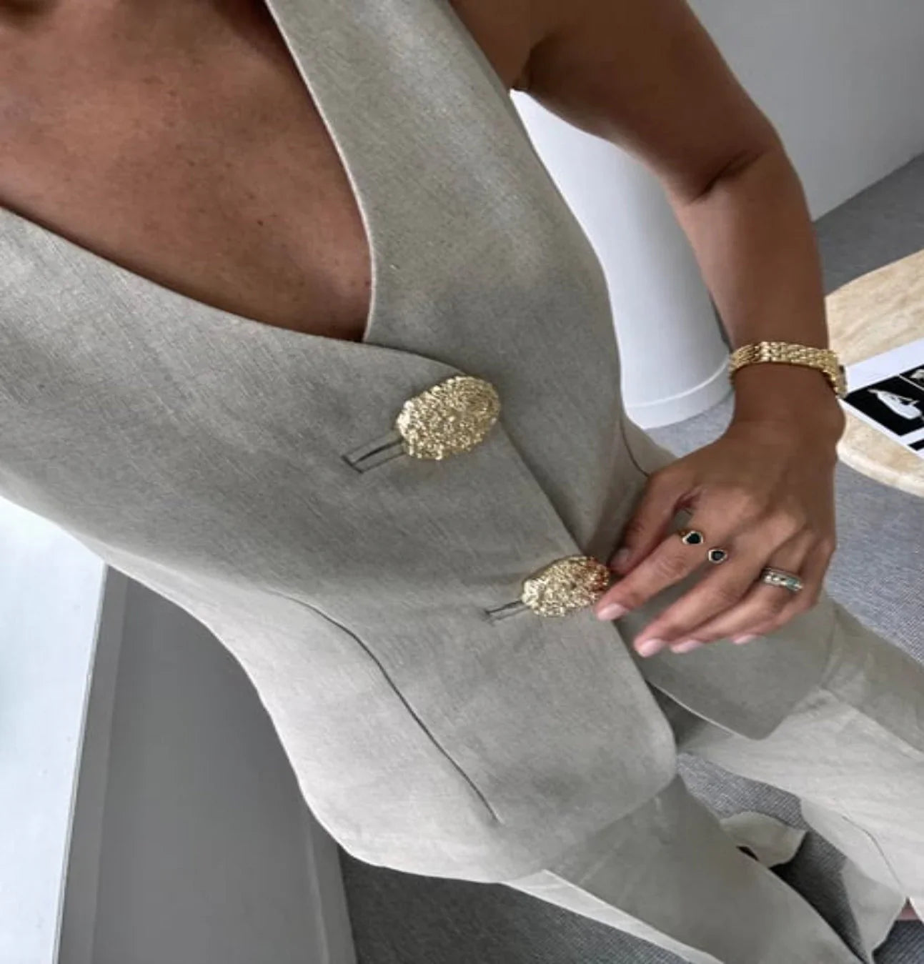 Luzere™ | Ensemble haut et pantalon Camila