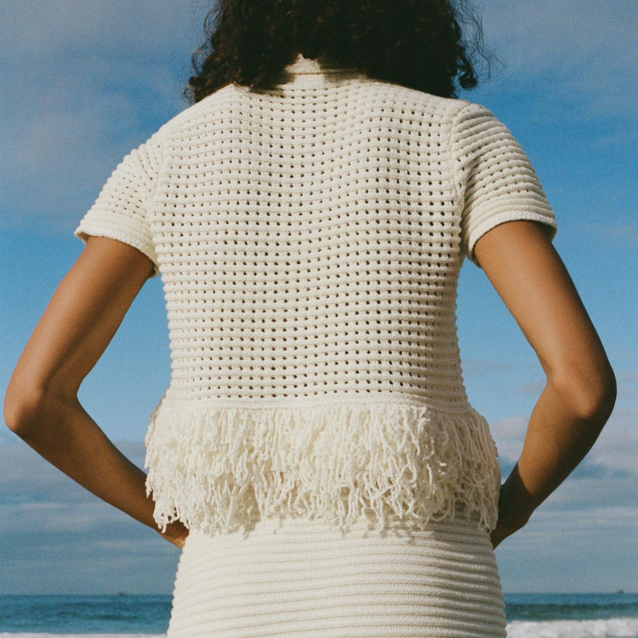 Luzere™ | Ensemble maille à frange