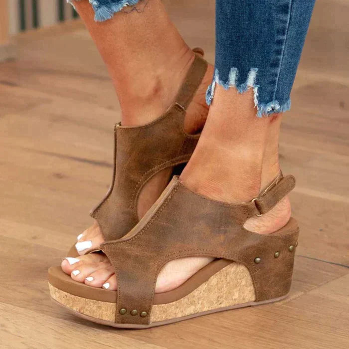 Luzere™ | Sandales à talons compensés élégantes et confortables