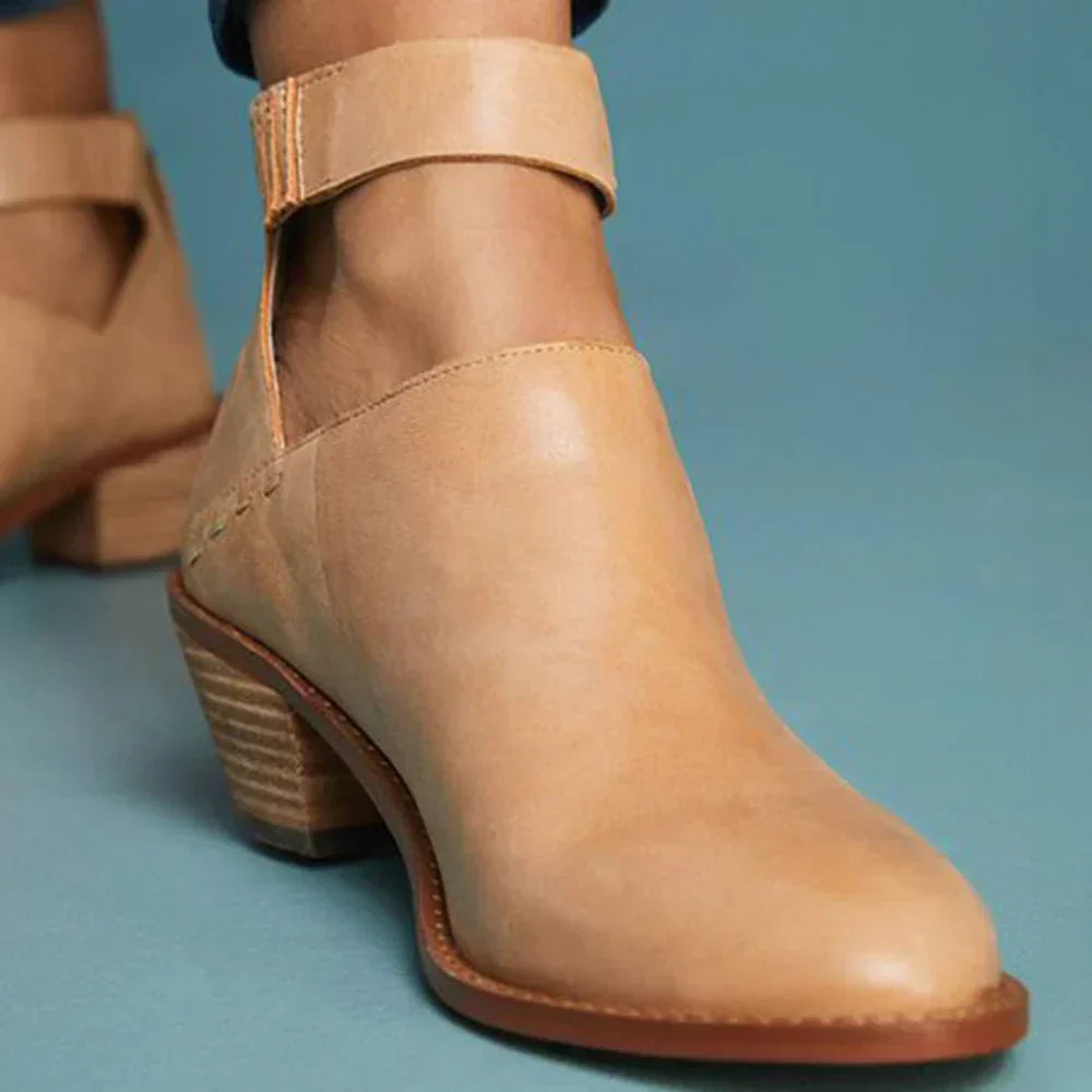 Luzere™  | Sandale en cuir confortable avec talon