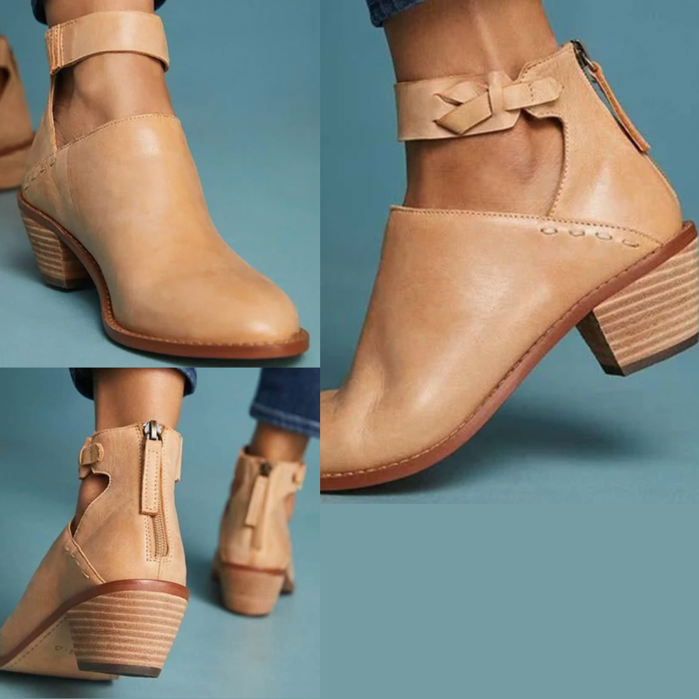 Luzere™  | Sandale en cuir confortable avec talon