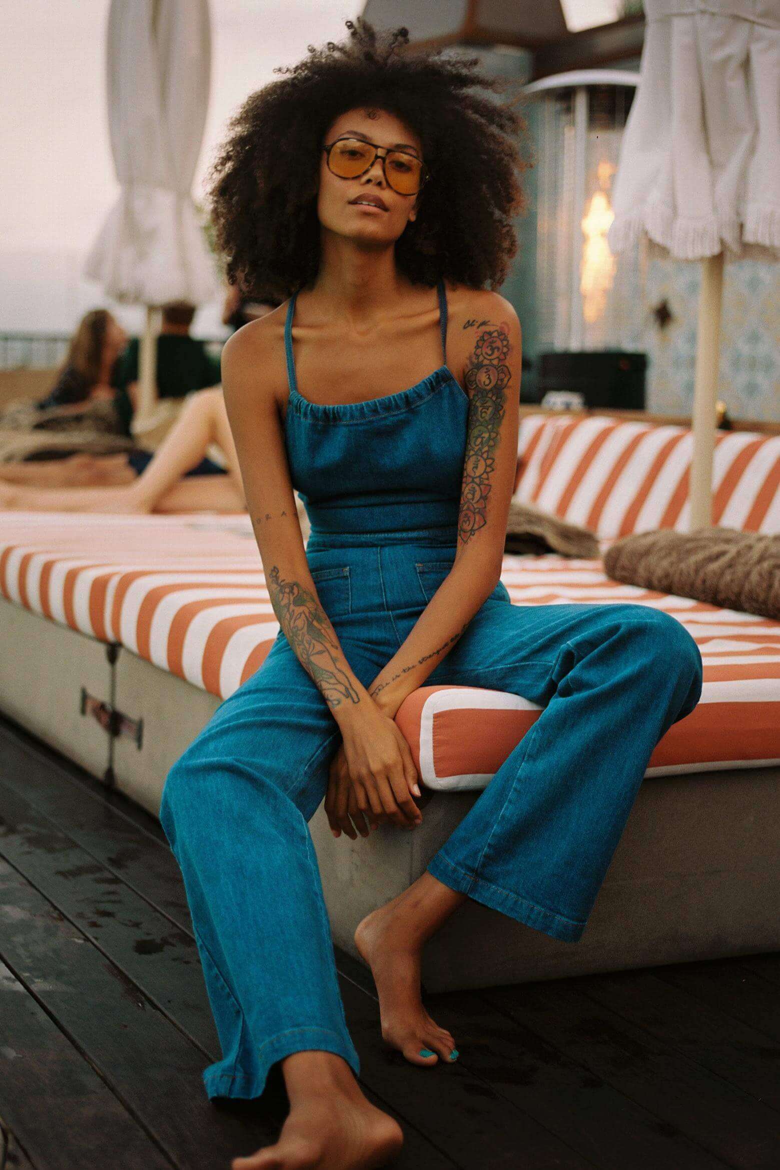 Luzere™  | Combinaison Denim & Attitude Vintage
