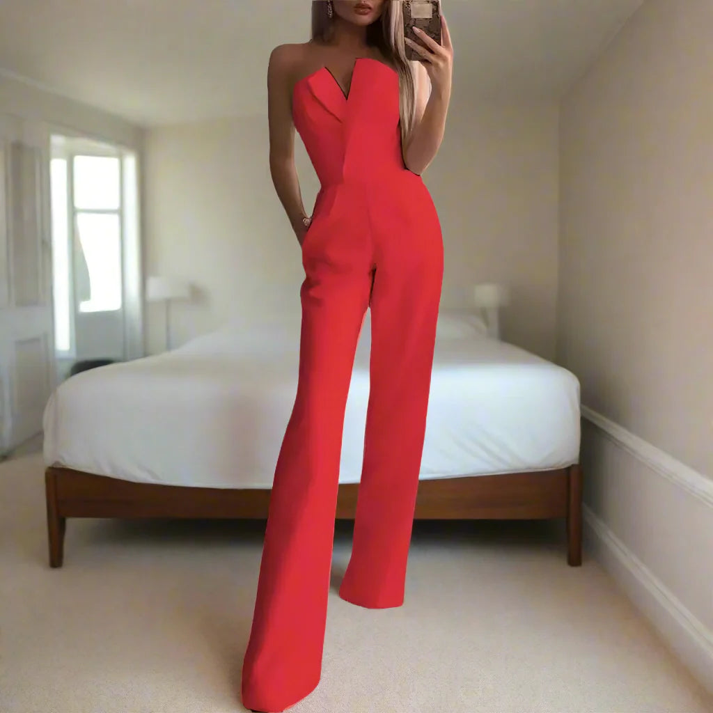 Luzere™ | Jumpsuit Élégance Naturelle & Ajustée