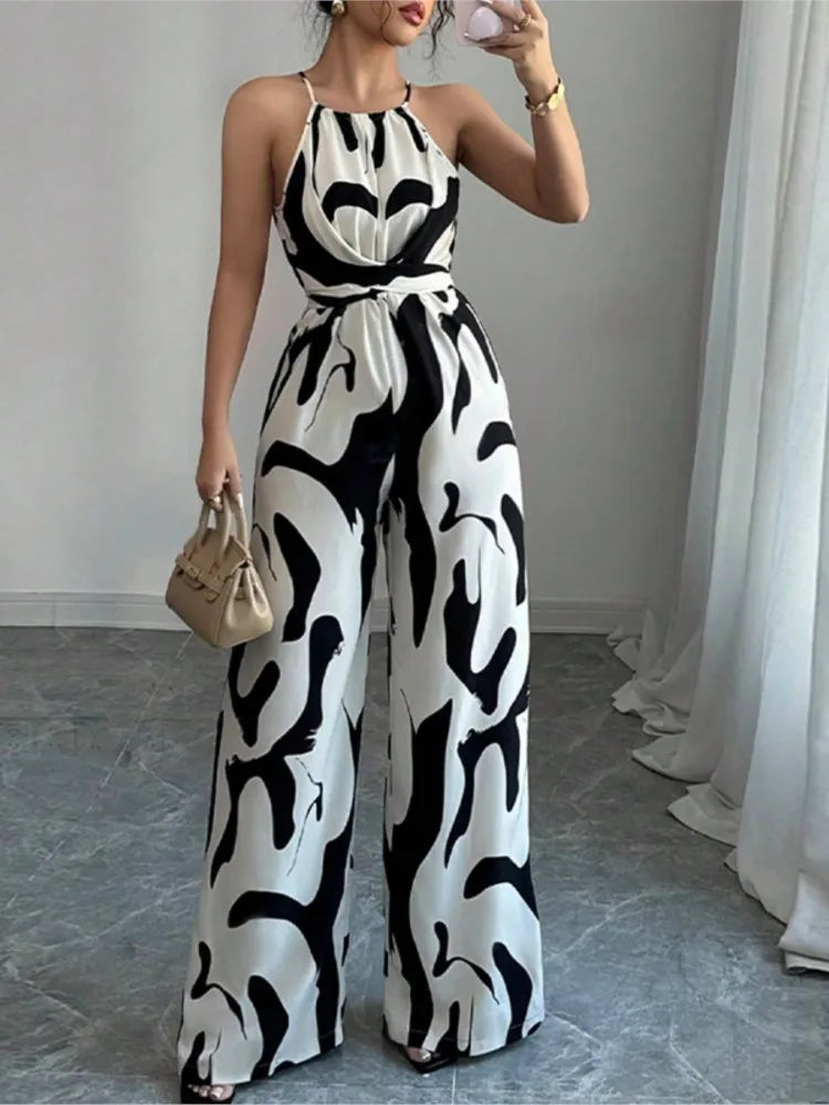 Luzere™ | Jumpsuit Graphique & Élancée