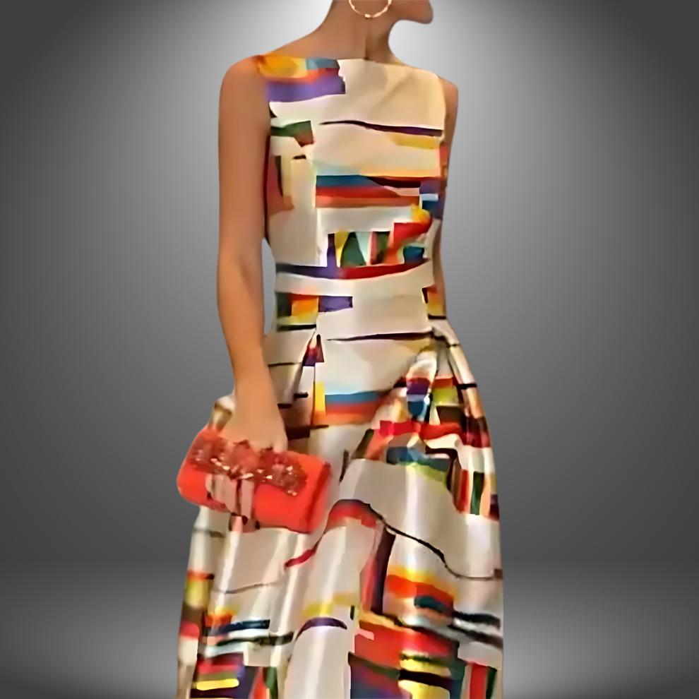Luzere™ | Robe cintrée à la taille, élégance intemporelle