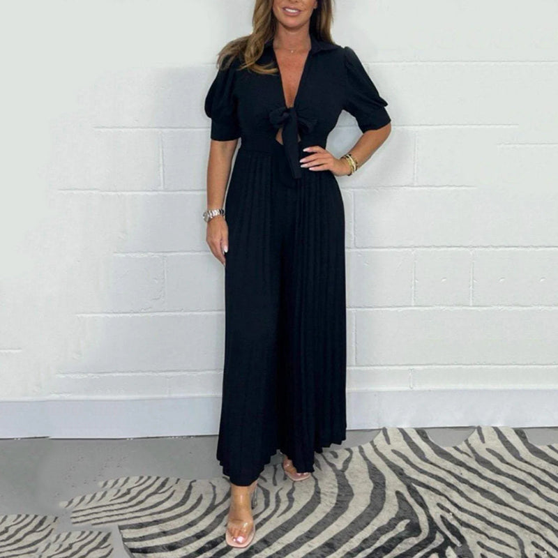 Luzere™ | Jumpsuit Plissée Unie