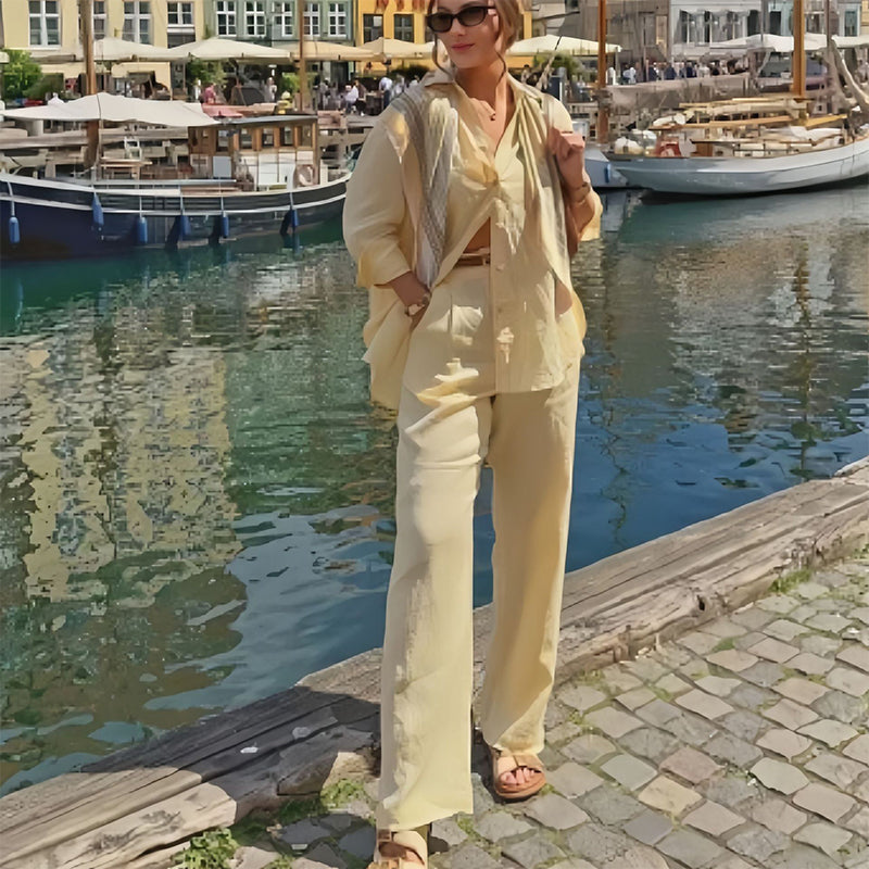 Luzere™ | Chemise Élégante et Pantalon Confortable